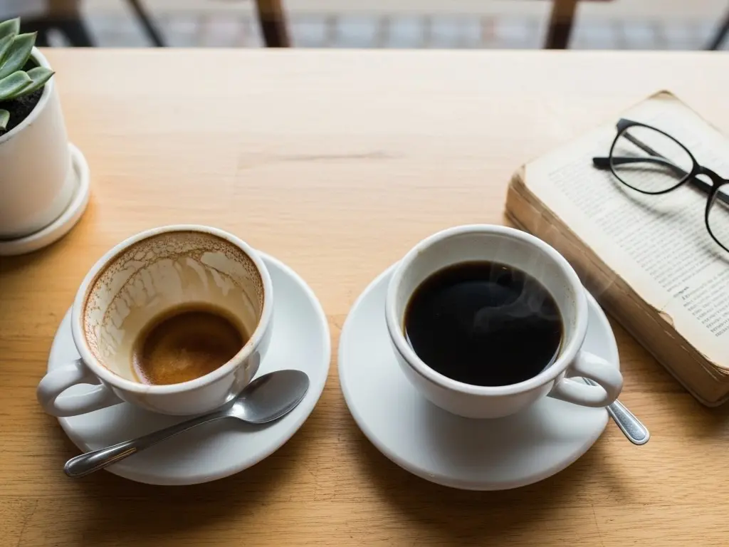 二つのコーヒーカップ